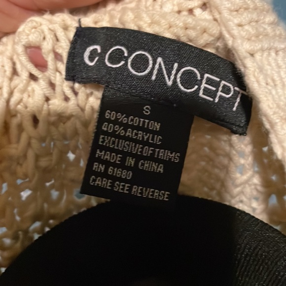 C Concept cable sweater , womens small - Picture 5 of 6